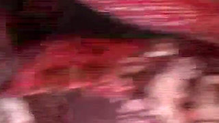 Stunning brunette babe is pleasuring two hard dicks