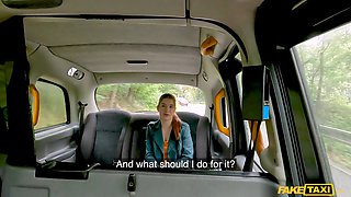 Kiara Love's Steamy Redhead Heat in a Wild Taxi Rush