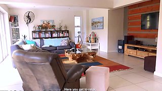 Innocent EBONY real estate agent turned wild