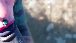 Outdoor Beach POV Blowjob - Sloppy by the Waves