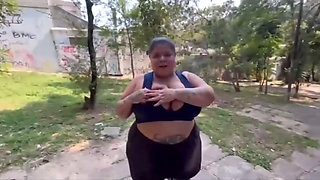 BBW and the Tattooed Man Outdoor Naughtiness