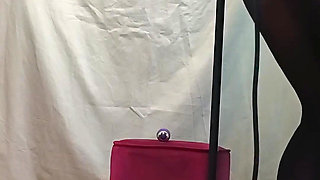 The Vibrator on My Pussy and the Inflated Plug in My Ass While the Water Was Running Into Me