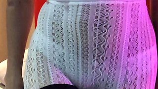 Somewhat Naughty College Girl with Flashing Ass