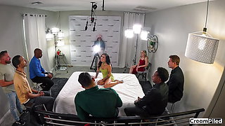 A Hot and Horny MILF on Our Creampiled Bed