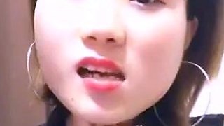 Live broadcast with a very sexy figure