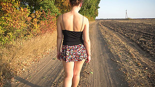 Watching Girl Walks Outdoors Upskrt Full Back Panties