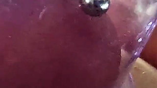 Pumping Suck Hard My Pierced Nipples