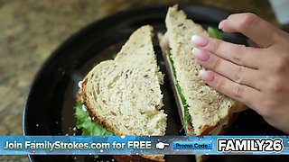 Gf won't do assfuck, so insane mexican stepmom offers up her tight ass hole