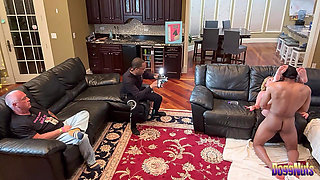 Doggnuts Cam 2 - Cuckold Watches Pounding by BBC Half Wife's Age