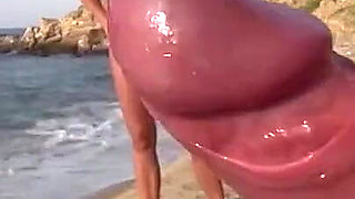 The Most Beautiful Stranger Cocks Caught Jerking off on the Beach and Juiced