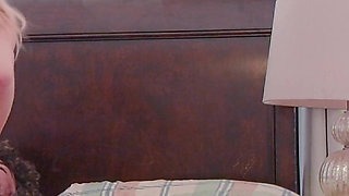 Stay Home Stepmom Helps Horny Stepson Enjoy Himself Inside Her Small Tight Pussy