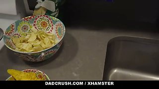 Dadcrush \u2013 stepdaughter sucks and bangs step daddy for car keys
