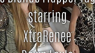 Double Flapper Blonde Tag Team Starring Dawn Layla and Xtrarenee