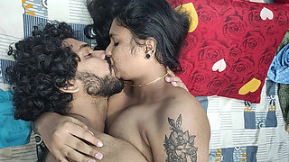 Hot romance with ass kiss