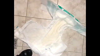 Pee Desperation in and Leather Pants