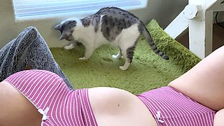 Big boobs webcam slut toys her asshole