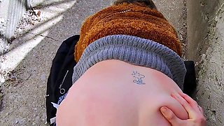 OUTDOOR POV with Connor Kennedy Creampie Me!!