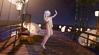 Erotic Cheongsam Ancient Style Pussy Exposed