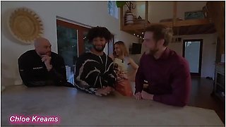 Thanksgiving Breeding Ceremony Bi Orgy! All My Holes Get Stuffed With Steve Rickz, Chloe Kreams And Tony Genius