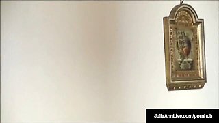 Lingerie movie with attractive Julia Ann from Julia Ann Live
