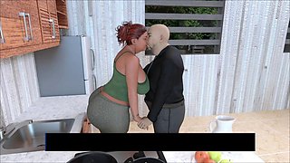 Future Money Man Catches BBW Wife Cheating with Boss in Kitchen