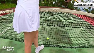 Tennis Babe Surrenders to Deep Oral Passion