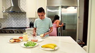 Bratty latina stepsister flight or fuck