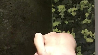 Strong Squirt in a Camping Shower