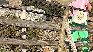 Caught Stroking in Public... She Helped Me Finish