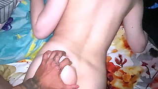 Hardcore sex with my stepsister while our parents went to the store