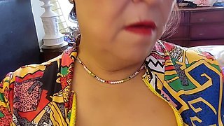 Fantasizing That a Man Is with Me Enjoying My Hairy Granny Graying Pussy
