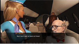 I Will Fuck Your Grandpa - Gameplay -roleplay - Nurse Scene - Stewardess Scenes