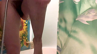 Peeing and Soaping My Hairy Pussy