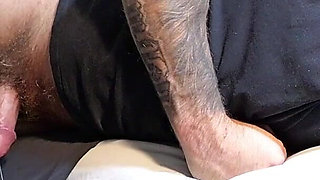 Stepdaughter Attempts to Give Step Daddy a Sneaky BJ - Naughty Boy