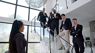 The Real Estate Girl Fucked by 5 Porn Actors - Yasmina Khan