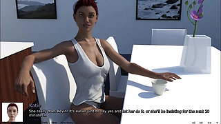 Where the heart is: sexy girl in her underwear is rubbing her pussy on his cock ep.41