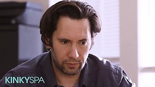 Naughty spa - Avery Black gives a divorcee boy a deep Nuru Massage and the ultimate full release