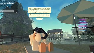 Filled Her Roblox Pussy with Cream (w/ @akaridere)