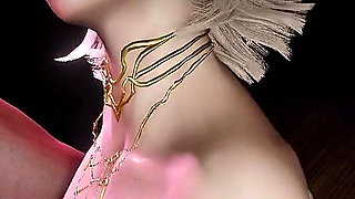 Hot Blonde Elf BDSM Ponding