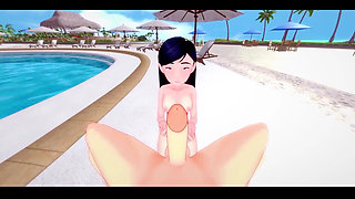 Violet Parr Bikini Having Sex in the Vacations Behind the Pool POV the Incredibles Short (watch the Full Version on Red and