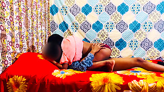 The girl came to her boyfriend's house to convince her but the boyfriend caught her and fucked her fast and made her scream