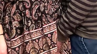 Subway Pervert Fingers My Tight Teen Pussy While My Boyfriend Watches