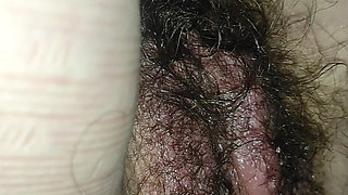 Hairy busch Long pee