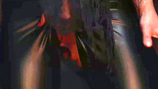 Hot blonde girl enters a forgotten mansion and gets coerced into a lesbian sex with a vampire girl