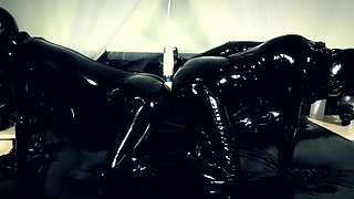 pleasing fetish anal actions with latex and bdsm