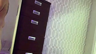 Blonde Babe Films Hardcore Sex with Big-Cock Stud