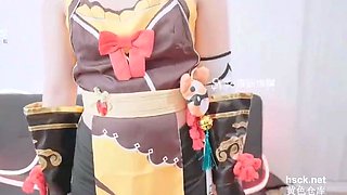 Asian schoolgirl enjoy group sex