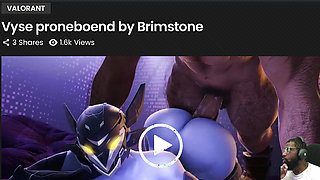 Bald Ass Pussy Ashe Gets Anal Fucked, Thicc Fat Ass Vyse Is Fucked From Behind, Mascara Tracer Sucks Cock