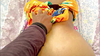 Honeymoon Couple Having Fun Night