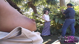 Two Friends Get Naked in a Park